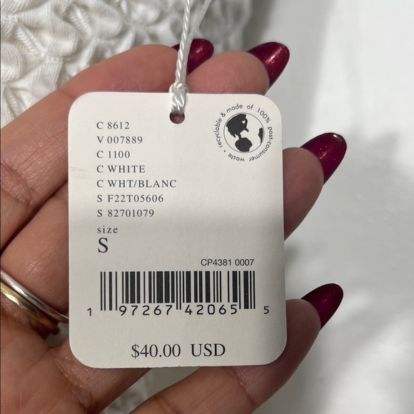 FP Movement by Free People Textured White Tank Top - Picture 4 of 9